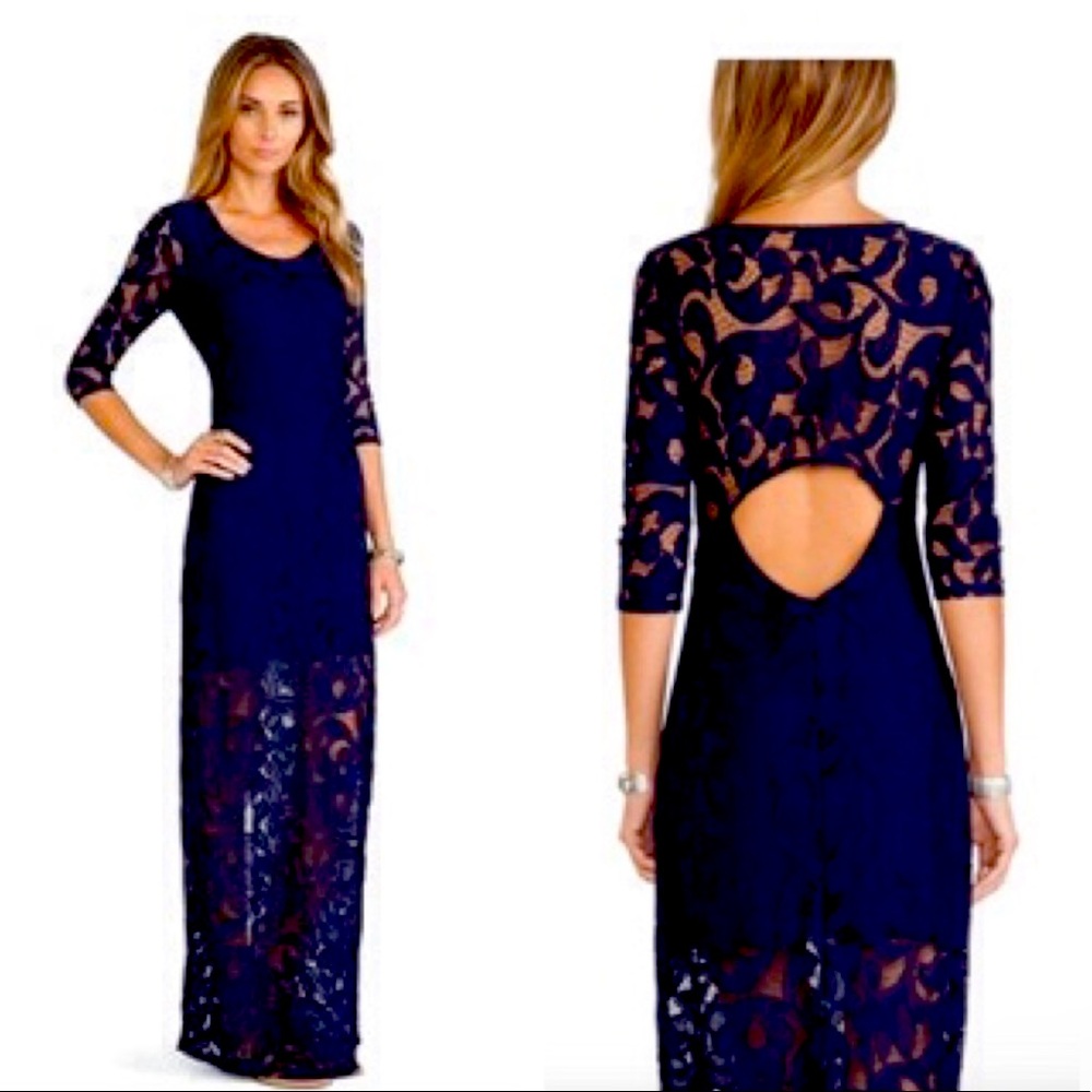 Tularosa x Revolve sway dress in navy